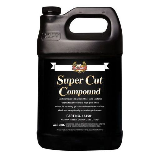 Super Cut Compound, 1 gal Bottle, Off-White