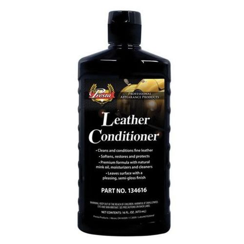 Presta Products 134616 Leather Conditioner, 16 oz Can, White