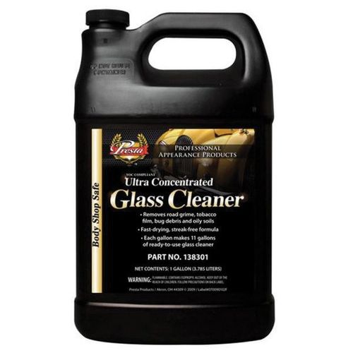 Presta Products 138301 Ultra Concentrated Glass Cleaner, 1 gal Can, Purple