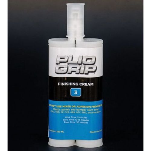 PLIOGRIP 8003 Plastic Repair Finishing Cream, 220 mL Cartridge, Blue (Part A), Yelloe (Part B)