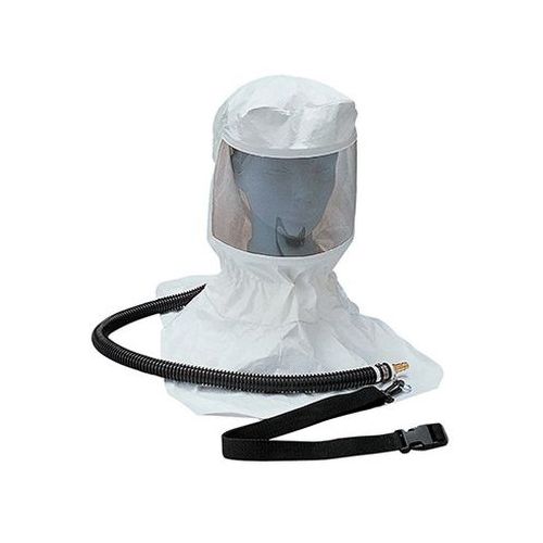 Supplied Air Respirator Hood, Use With: One Person Tyvek Hood Supplied Air System