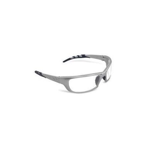 Lightweight Safety Glasses, Universal, Clear Lens, Silver Frame