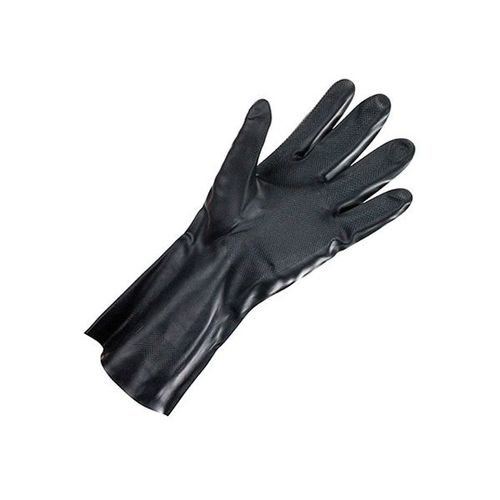 Deluxe Dipped Gloves, Large, Nitrile, Black Pair