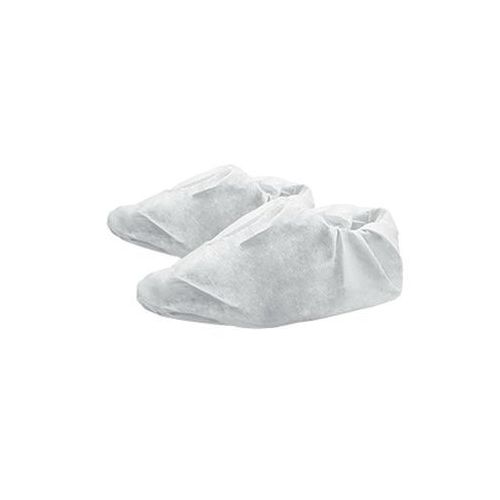 Shoe Cover, Large, PVC, White Pair