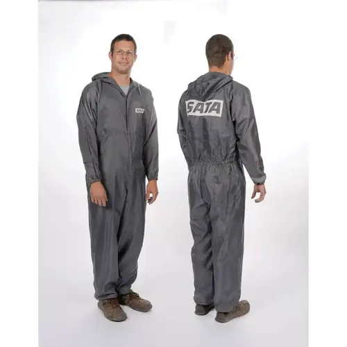 Paint Suit, Large, Gray, Elastic Waist