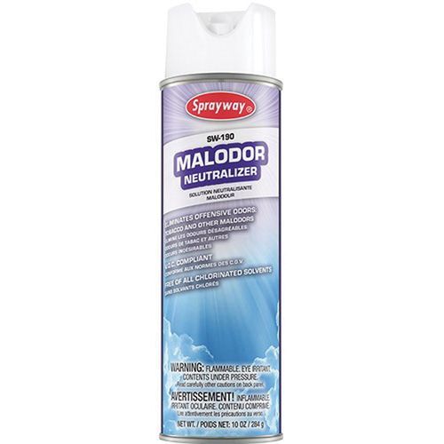 SW190 Malodor Neutralizer, 20 oz Aerosol Can, Pale Yellow, Aerosol