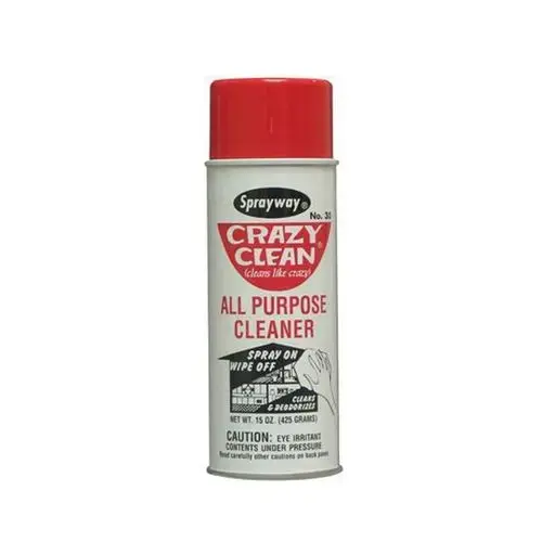 Sprayway 30 SW030 All Purpose Cleaner, 16 oz Aerosol Can, White Foam