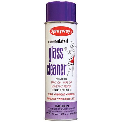 SW043 Glass Cleaner, 20 oz Can, Clear, Spray Aerosol