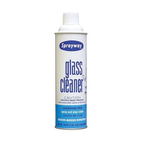 Glass Cleaner, 19 oz Can, Liquid, Floral, White
