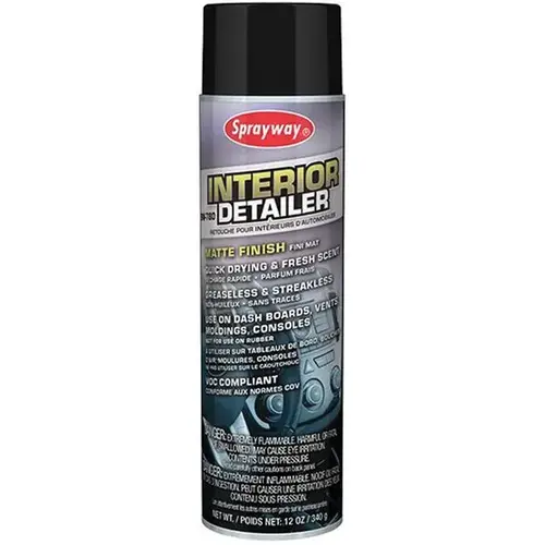 SW780 Interior Detailer, 20 oz Can, Matte, Colorless, Spray Aerosol