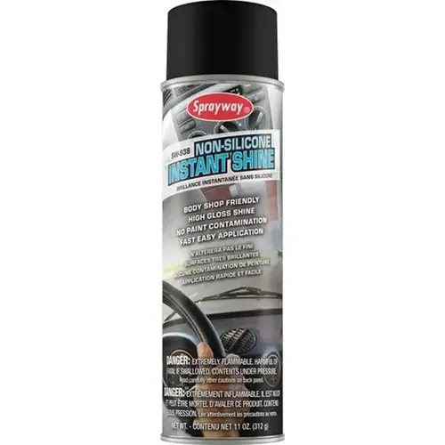 SW938 Non-Silicone Auto Care Instant Shine, 20 oz Aerosol Can, Clear, Liquid