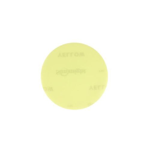 Semi Closed Coated Grip Disc, 6 in, 800 to 1000 Grit, Premium Aluminum Oxide, Attachment Yellow