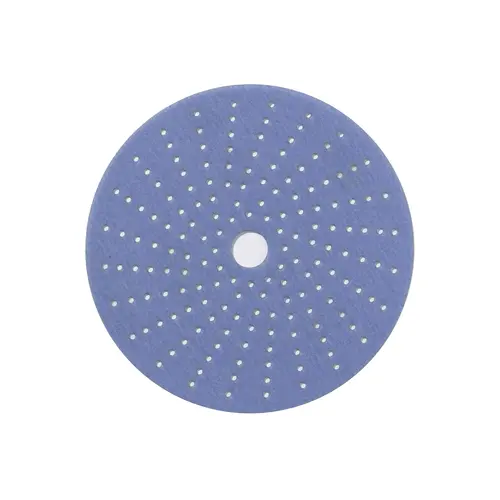 Multi-Hole Grip Disc, 6 in Dia, Ceramic Film Abrasive, 320 Grit