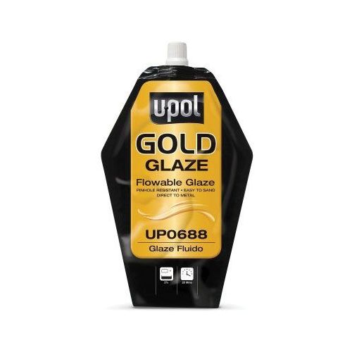 Flowable Glaze, 440 mL Filler Bag, Liquid Gold