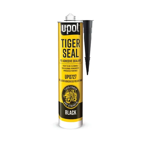 1-Component Sealant, 310 mL Cartridge, Paste, Black, 30 min Application