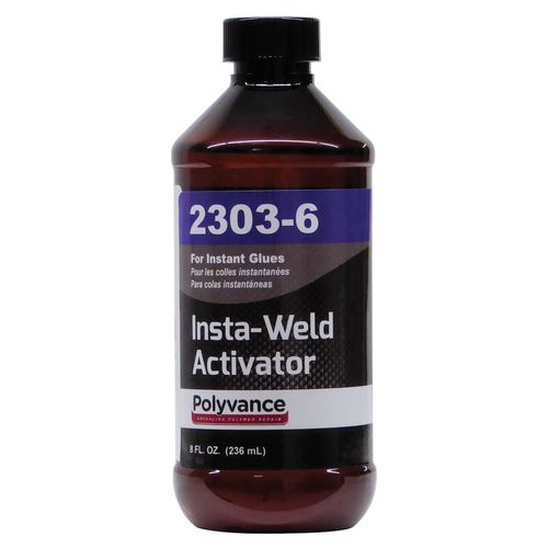 Insta-Weld Activator, 8 fl-oz Bottle with Sprayer, Liquid, Clear