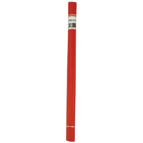 Welding Rod, 1/8 in Dia x 12 in L, Round, Polypropylene, Orange