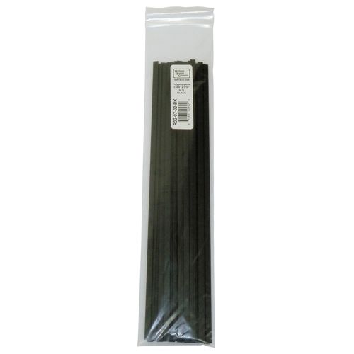 Welding Rod, 12 in L x 13/16 in W x 1/16 in THK, Flat, Polypropylene, Black - pack of 30