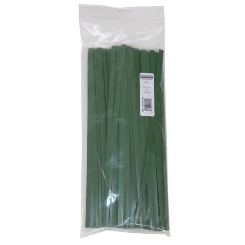 Welding Rod, 12 in L x 3/8 in W x 1/16 in THK, Flat, LDPE, Green