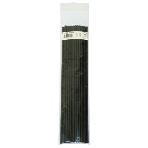 Welding Rod, 3/16 in Dia x 12 in L, Round, FiberFlex, Black