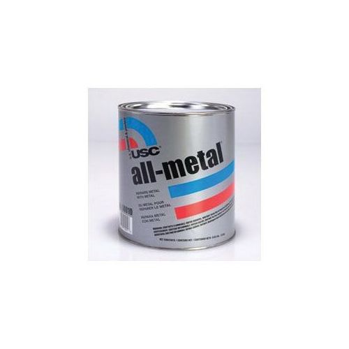 Specialty Body Filler, 1 qt Can, Metallic Silver, Paste/Gel