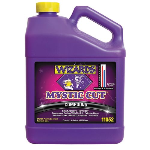 WIZARDS 11054 Smart Abrasive Buffing Compound, 4 oz, Off-White, Liquid