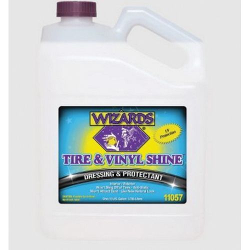 WIZARDS 11057 Dressing and Protectant, 1 gal, White, Liquid