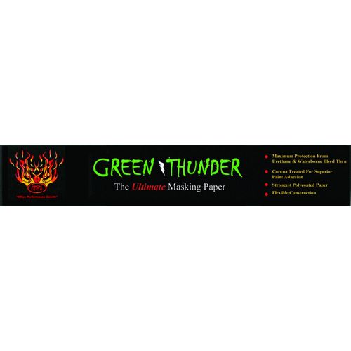 High Teck Products NOGB30F12 Green Thunder Masking Paper, Weight: 30#, Size: 12" X 500'