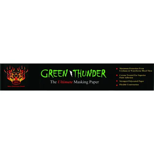 Green Thunder Masking Paper, Weight: 30#, Size: 12" X 700'