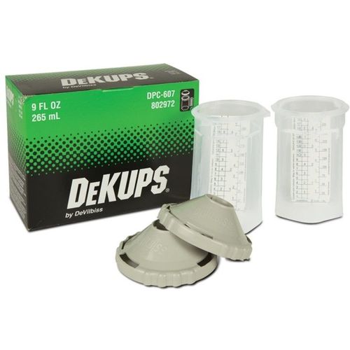 DeVilbiss 802972 DPC-607 Reusable Sleeve and Lid, Use With: 9 oz Gravity Feed Disposable Cups