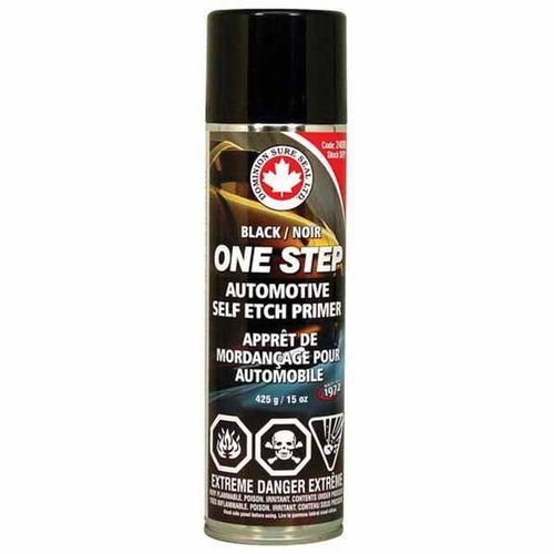 High Build Self-Etch Primer, 425 g Aerosol Can, Black