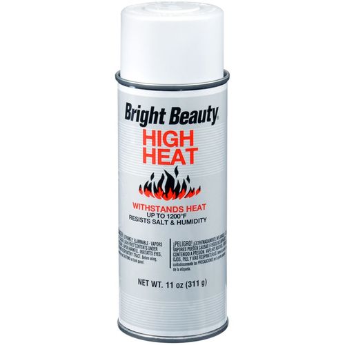 Bright Beauty High Heat Spray Paint; High Heat White; 11 oz. Aerosol;