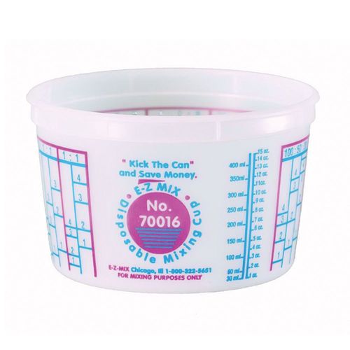 E-Z Mix 70016 Disposable Mixing Cup, 1 pt