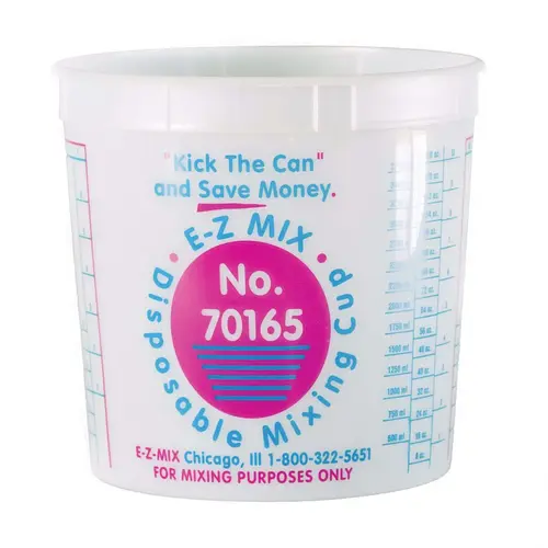 E-Z Mix 70165 Disposable Mixing Cup, 5 qt