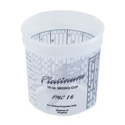 Disposable Mixing Cup with PPG Ratios, 1 pt