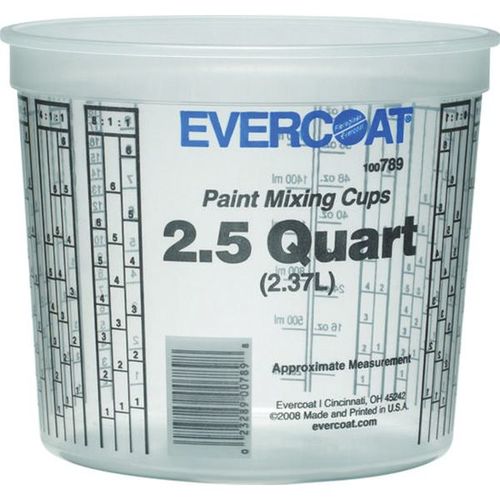 Evercoat 100789 Paint Mixing Cup, 2.5 qt