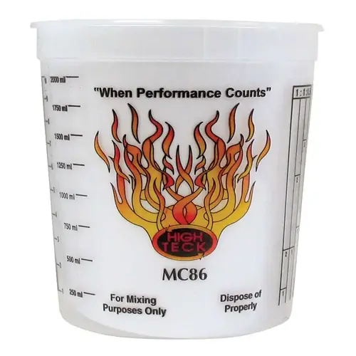 High Teck Products MC86 2.5 Quart Mixing Cups, Qty: 50/Box