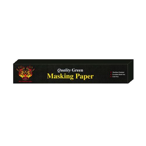 Quality Green Masking Paper, Weight: 35#, Size: 36" X 400'