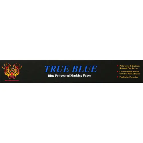 True Blue Masking Paper, Weight: 35#, Size: 36" X 700'