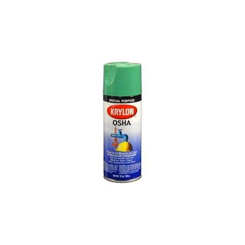 KRYLON 2012 Krylon OSHA Color Paints; Safety Green; 12 oz. Aerosol