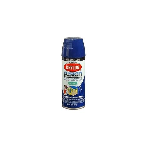 Krylon Fusion For Plastic; AerosolNavy; 12 oz.;