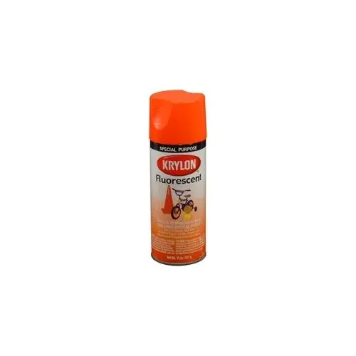 Krylon Fluorescent Paints; Yellow-Orange; 11 oz. Aerosol