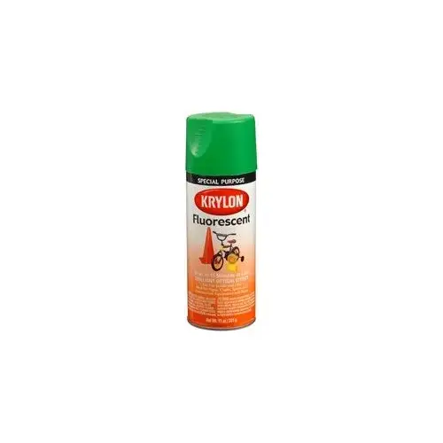 Krylon Fluorescent Paints; Green; 11 oz. Aerosol