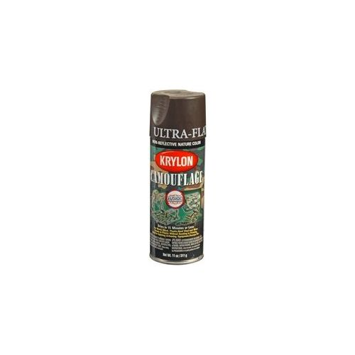 KRYLON 4292 Krylon Camouflage Paint with Fusion for Plastic Technology; Camouflage Brown;