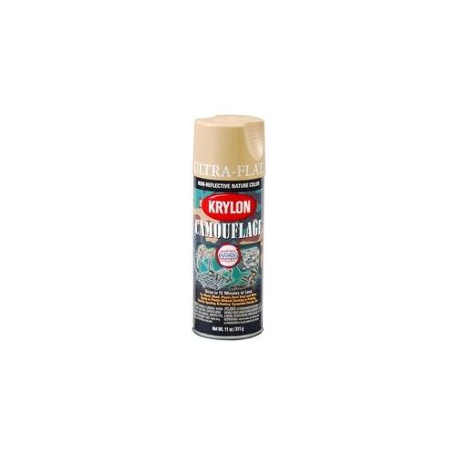KRYLON 4295 Krylon Camouflage Paint with Fusion for Plastic Technology; Camouflage Sand; 1