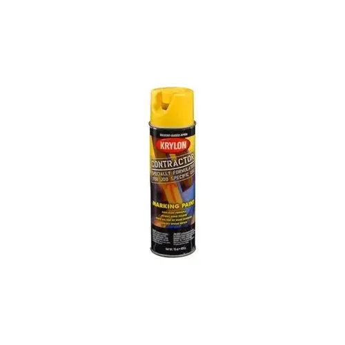 Krylon Marking Paints; Solvent Based; APWA Safe Yellow; 15 oz. Aerosol