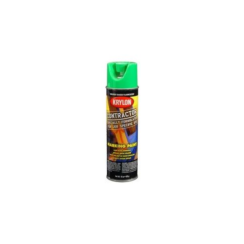 Krylon Pro Marking Spray Paint Flourescent Neon Green / Single