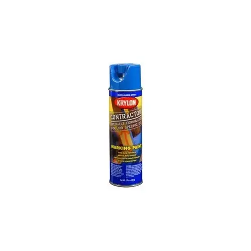 Krylon Marking Paints; Water Based; APWA Blue; 15 oz. Aerosol