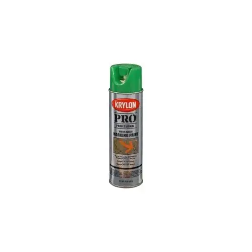 Krylon Marking Paints; Water Based; Fluorescent Neon Green; 15 oz. Aerosol