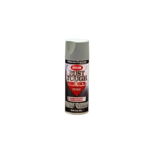 Krylon Rust Tough Primers; Zinc Rich Primer; 12 oz. Aerosol